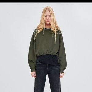 Olive Green Zara Sweater